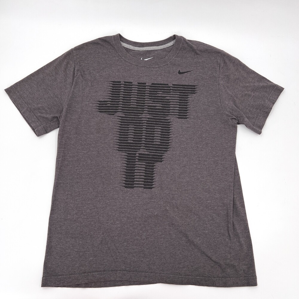 Nike Shirt Mens Large Gray T-Shirt Just Do It Swoosh Logo Active Workout